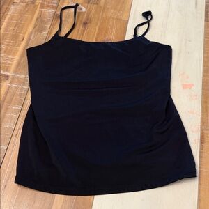 Express Elegant Black Tank Top